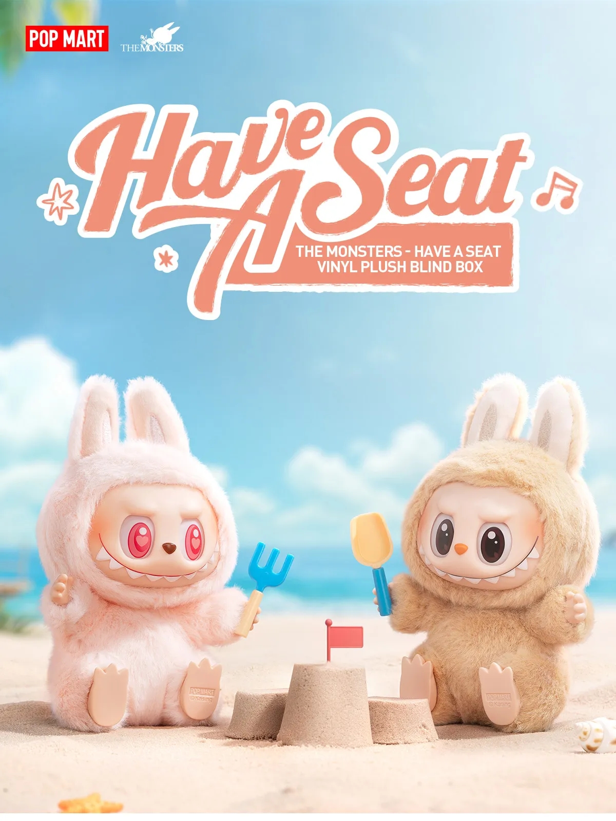 LABUBU ラブブ　レシート画像あり 最安値 正規品 labubu ラブブ Have A Seat HEHE - メルカリ